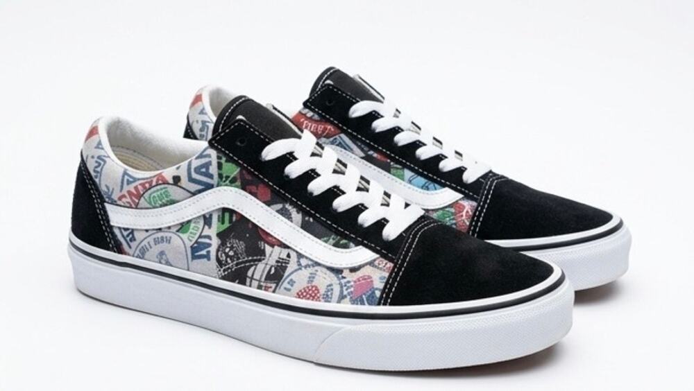 Vans Off The Wall Old Skool Suede Canvas Low Top Sneakers Womens Size 8